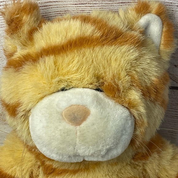 Build A Bear Workshop Tabby Fat Cat 16" Orange Plush Kitty Stuffed Animal Meows - Picture 7 of 8